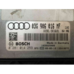 ECU MOTOR BOSCH EDC16U31-4.82 0281014259 VAG 03G906016MF