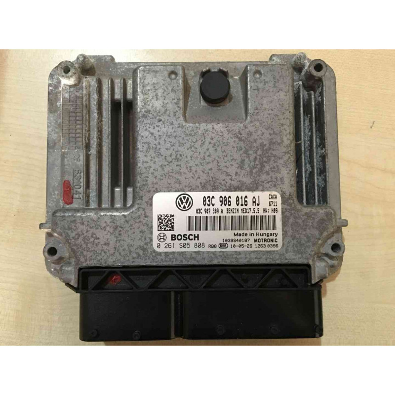 ECU MOTOR BOSCH MED17.5.5 0261S05808 VAG 03C906016AJ