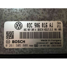 ECU MOTOR BOSCH MED17.5.5 0261S05808 VAG 03C906016AJ