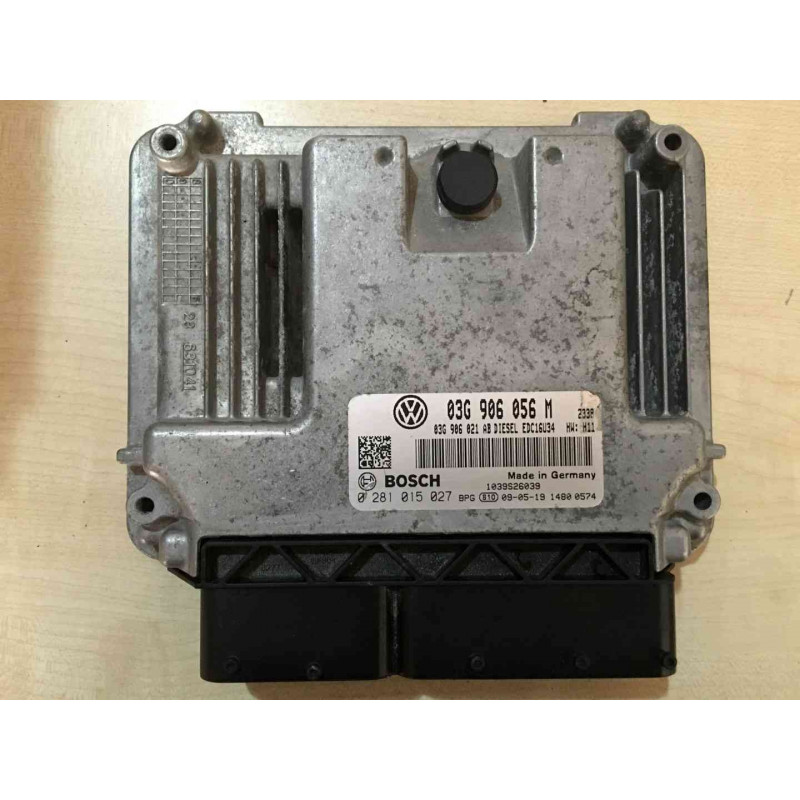 ECU MOTOR BOSCH EDC16U34-3.42 0281015027 VAG 03G906056M ECU MOTOR BOSCH EDC16U34-3.42 0281015027 VAG 03G906056M
