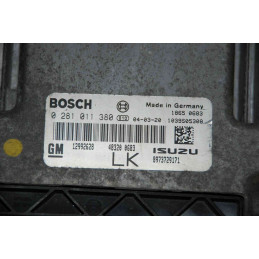 ECU MOTOR BOSCH EDC16C9 0281011380 OPEL 12992628