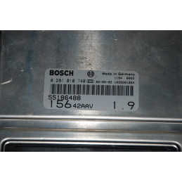 ECU BOSCH EDC15C7-2.16 0281010740 ALFA ROMEO 156 1.9 JTD 115CV 55186488 - CON INMOVILIZADOR ANULADO (IMMO OFF)