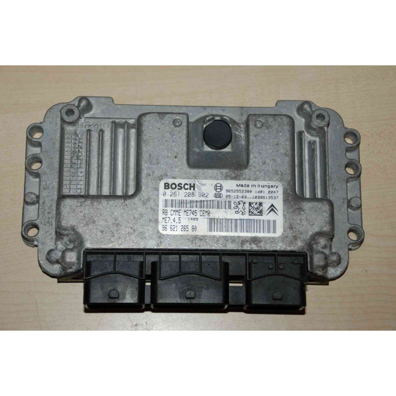 ECU MOTOR BOSCH ME7.4.5 0261208902 PSA 9662126580 ECU MOTOR BOSCH ME7.4.5 0261208902 PSA 9662126580