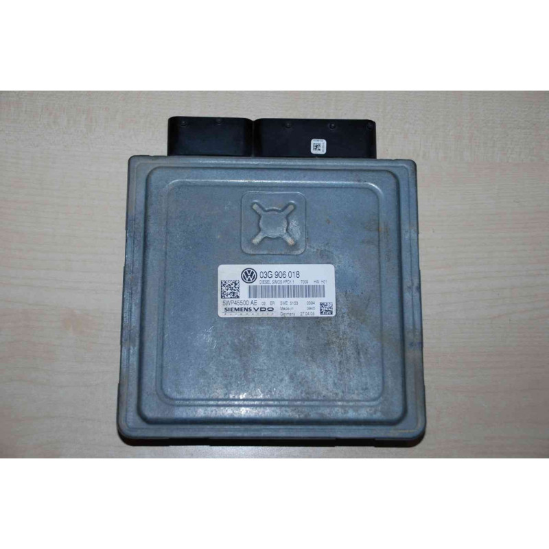 ECU SIEMENS VDO SIMOS PPD1.1 5WP45500AE VW PASSAT V (3C) 2.0 TDI 140CV 03G906018 - CON INMOVILIZADOR ANULADO (INMO / IMMO OFF) ECU SIEMENS VDO SIMOS PPD1.1 5WP45500AE VW PASSAT V (3C) 2.0 TDI 140CV 03G906018 - CON INMOVILIZADOR ANULADO (INMO / IMMO OFF)