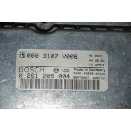 ECU BOSCH MEG1.0 0261205004 SMART FORTWO 0.6i 40KW 55CV 0003107V006 - CON INMOVILIZADOR ANULADO (INMO / IMMO OFF)