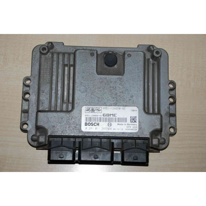 ECU MOTOR BOSCH EDC16C3-9.18 0281011263 FORD 4M51-12A650-ND