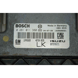 ECU MOTOR BOSCH EDC16C9 0281011380 OPEL 12992628