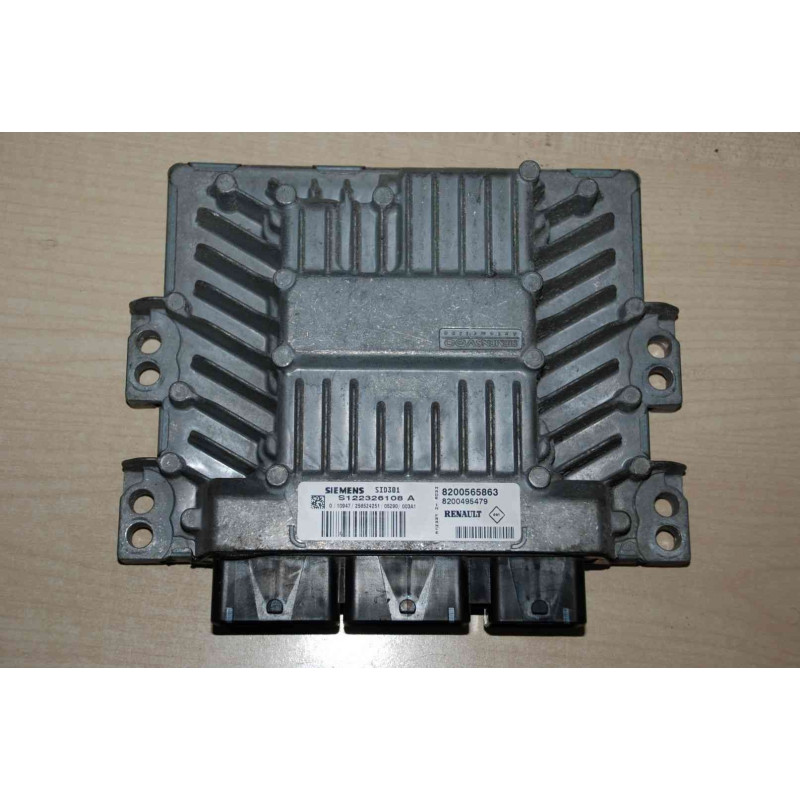 ECU MOTOR SIEMENS VDO SID 301 S122326108A RENAULT 8200565863