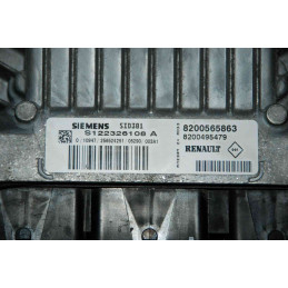 ECU MOTOR SIEMENS VDO SID 301 S122326108A RENAULT 8200565863