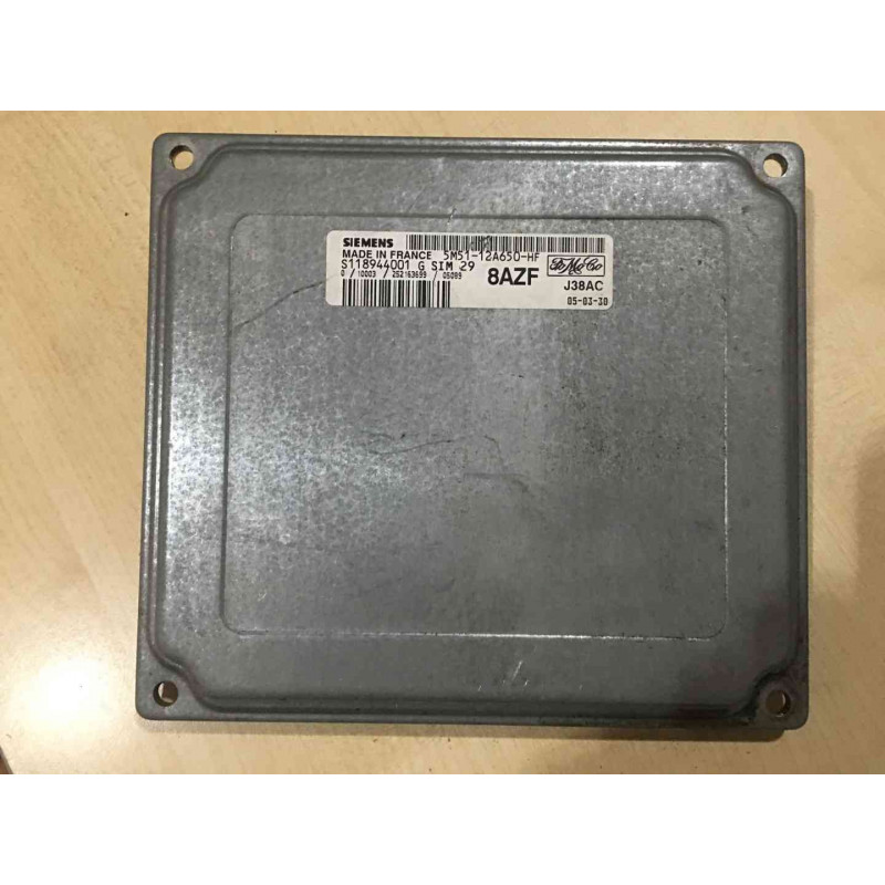 ECU MOTOR SIEMENS SIM 29 S118944001G FORD 5M51-12A650-HF