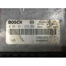 ECU MOTOR BOSCH EDC16C3-10.22 0281011275 RENAULT 8200305678