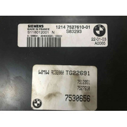 ECU SIEMENS EMS2 S118012001N MINI I (R50) 1.6i 85KW 115CV 12147527610-01 - CON INMOVILIZADOR ANULADO (INMO / IMMO OFF)