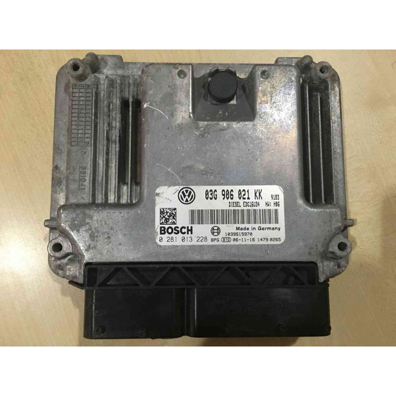 ECU MOTOR BOSCH EDC16U34-3.42 0281013228 VAG 03G906021KK