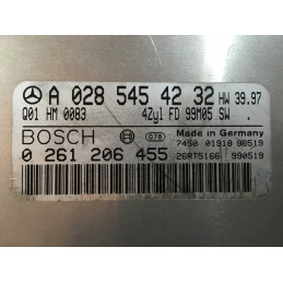 ECU MOTOR BOSCH ME2.1 0261206455 MERCEDES A0285454232