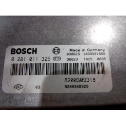 ECU BOSCH EDC15C3-4.2 0281011325 RENAULT ESPACE IV 2.2 DCI 150CV 8200309318 8200309329 / SW 1037374109 / WITH IMMO OFF