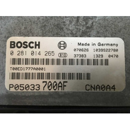 ECU MOTOR BOSCH EDC16U31-4.70 0281014265 CHRYSLER P05033700AF