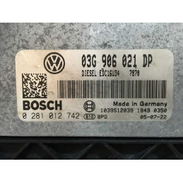 ECU MOTOR BOSCH EDC16U34-3.41 0281012742 VAG 03G906021DP