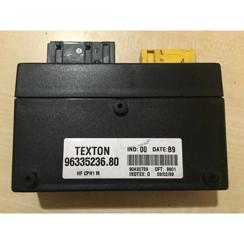 ECU CIERRE TEXTON HFCPH1M PSA 9633523680