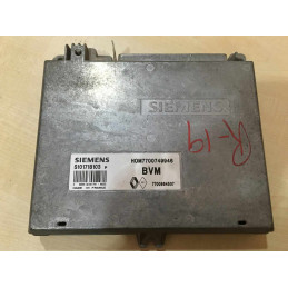 ECU MOTOR SIEMENS FENIX 3 S101718103P RENAULT 19 1.4i 46KW 58CV 7700864507 HOM7700749946 / CON INMOVILIZADOR ANULADO (IMMO OFF)