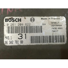 ECU MOTOR BOSCH MA3.1 0261204622 PSA 9630278180