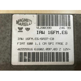 ECU MOTOR MAGNETI MARELLI IAW 16FM.E6 6160209703 FIAT 46555916