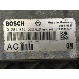 ECU MOTOR BOSCH EDC16C9 0281012533 OPEL 55197152