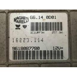 ECU MOTOR MAGNETI MARELLI G6.140D01 16223.114 PSA 9618087780