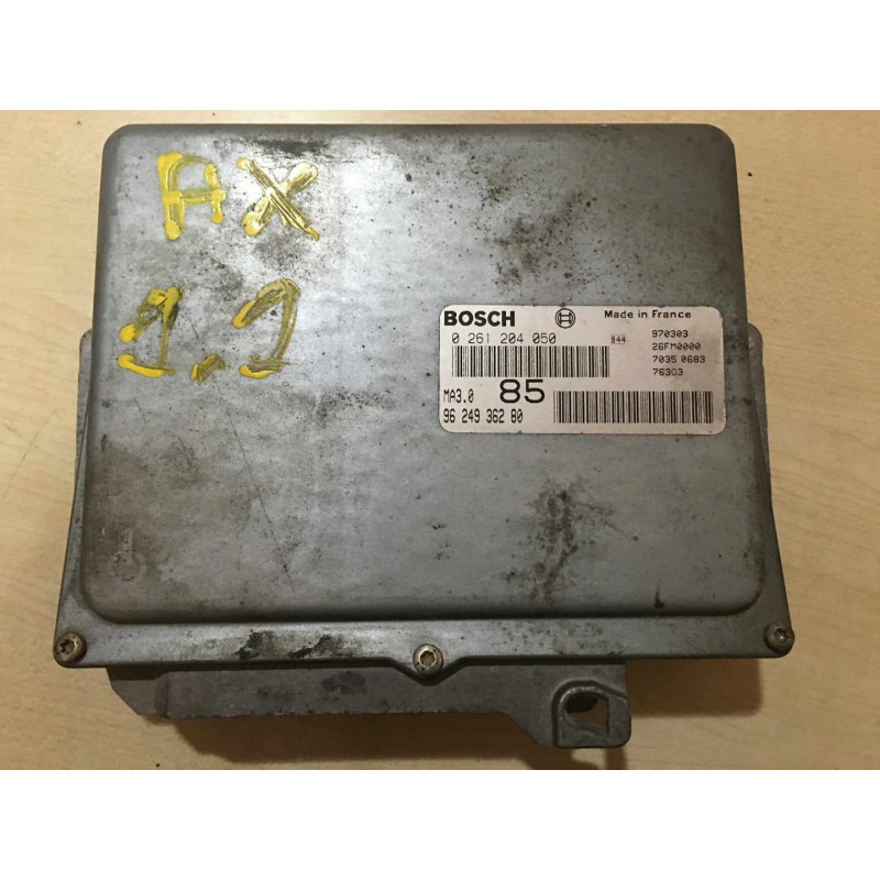 ECU MOTOR BOSCH MA3.0 0261204050 PSA 9624936280