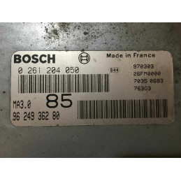 ECU MOTOR BOSCH MA3.0 0261204050 PSA 9624936280