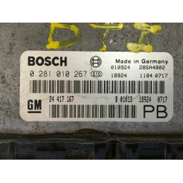 ECU MOTOR BOSCH EDC15M1-7.8 0281010267 OPEL 24417167