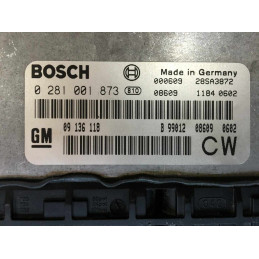 ECU MOTOR BOSCH EDC15M1-7.4 0281001873 OPEL 09136118