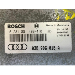 ECU MOTOR BOSCH EDC15V-5.1 0281001409/410 VAG 038906018A