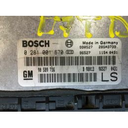 ECU MOTOR BOSCH EDC15M1-7.1 0281001670 OPEL 90589736