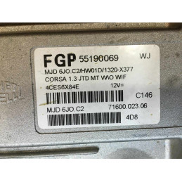 ECU MOTOR MAGNETI MARELLI MJD 6JO.C2 7160002306 OPEL 55190069