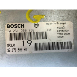 ECU MOTOR BOSCH MA3.0 0261200780 PSA 9617150080