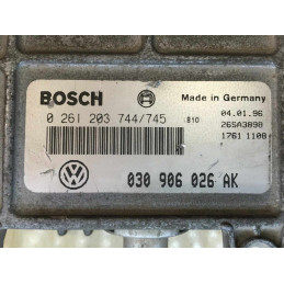 ECU MOTOR BOSCH MA1.2.3 0261203744/745 VAG 030906026AK