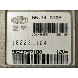 ECU MOTOR MAGNETI MARELLI G6.140D02 16223.124 PSA 9623757180