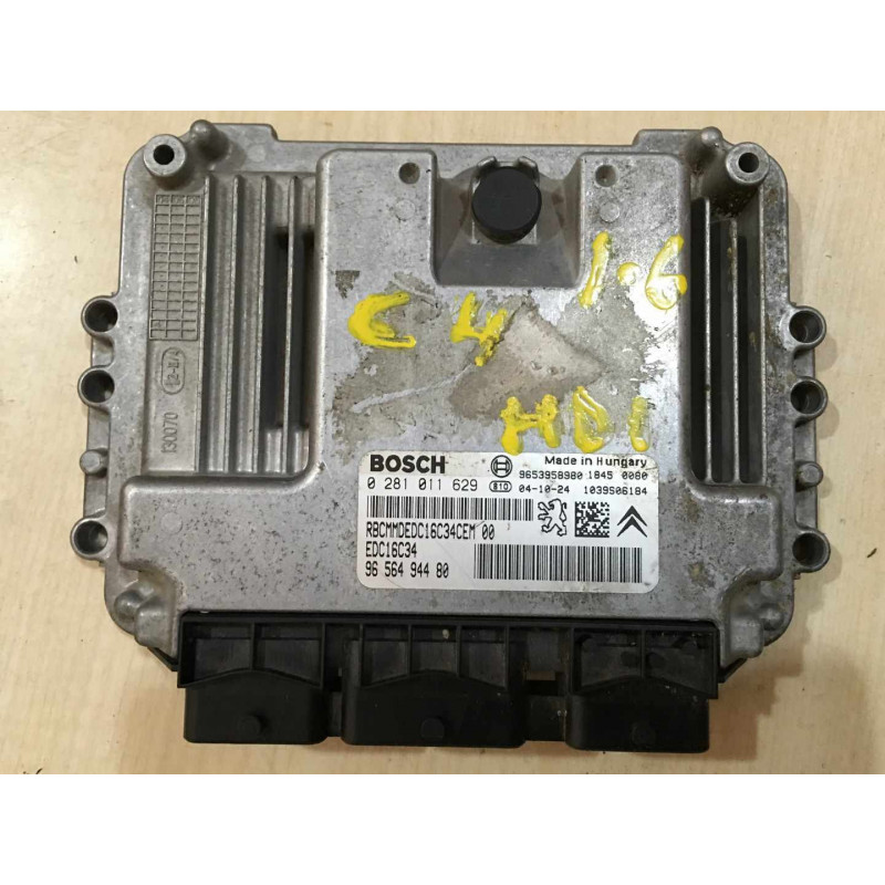 ECU MOTOR BOSCH EDC16C34-2.10 0281011629 PSA 9656494480