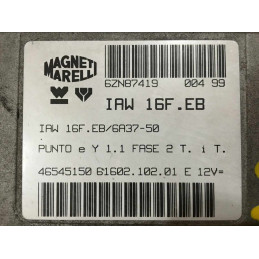 ECU MOTOR MAGNETI MARELLI IAW 16F.EB 6160210201 FIAT 46545150