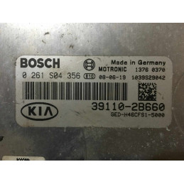 ECU MOTOR BOSCH M7.9.8 0261S04356 KIA 39110-2B660