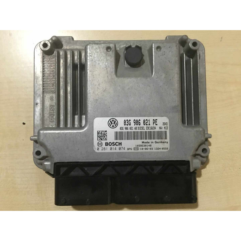 ECU MOTOR BOSCH EDC16U34-3.42 0281014074 VAG 03G906021PE