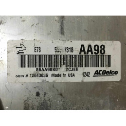 ECU MOTOR ACDELCO OPEL 55587318