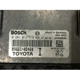 ECU MOTOR BOSCH EDC16C10-9.3 0281012518 TOYOTA 89661-0D460