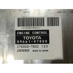 ECU MOTOR DENSO MB275000-7802 TOYOTA 89661-47080