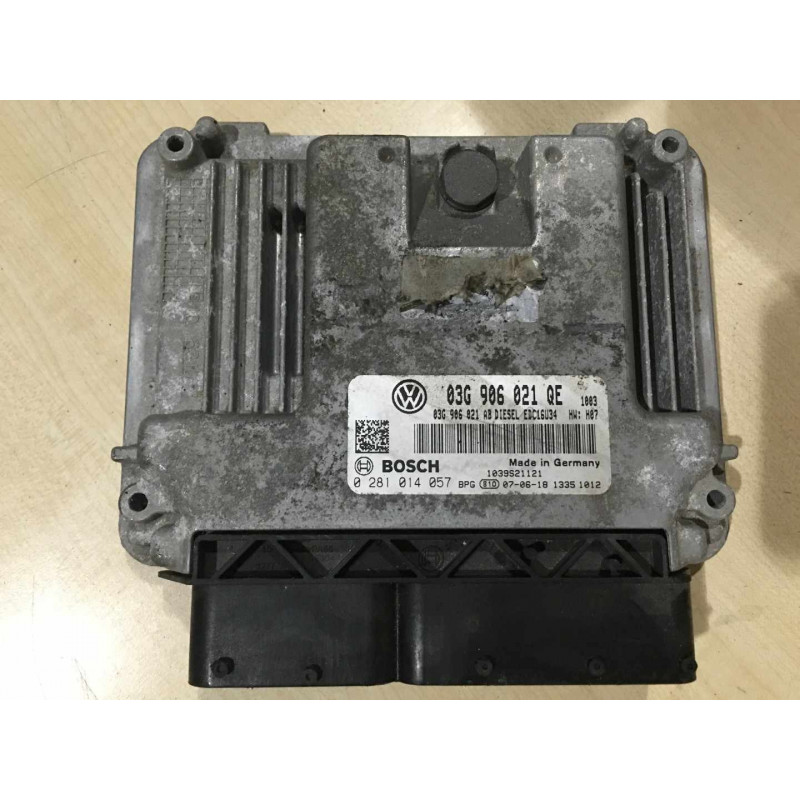 ECU MOTOR BOSCH EDC16U34-3.42 0281014057 VAG 03G906021QE