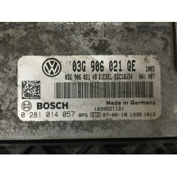 ECU MOTOR BOSCH EDC16U34-3.42 0281014057 VAG 03G906021QE