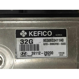 ECU MOTOR KEFICO M7.9.8 9030933411A0 KIA 39112-2B200