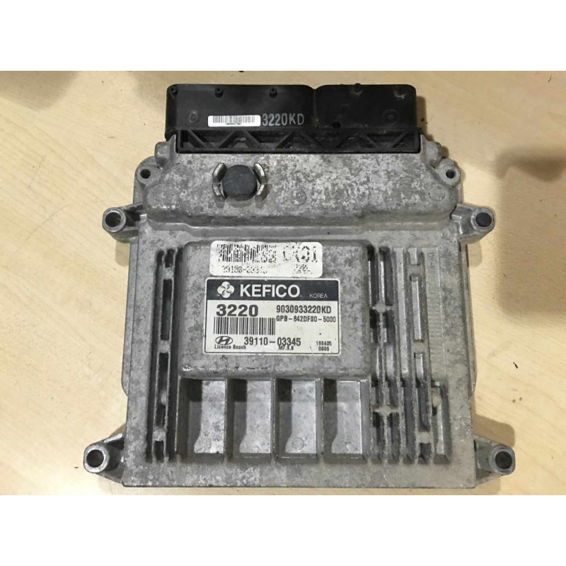 ECU MOTOR KEFICO M7.9.8 9030933220KD HYUNDAI 39110-03345