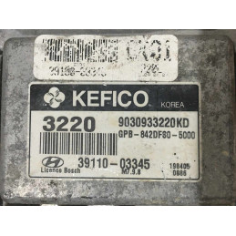 ECU MOTOR KEFICO M7.9.8 9030933220KD HYUNDAI 39110-03345