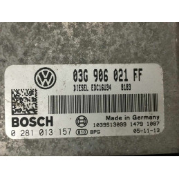 ECU MOTOR BOSCH EDC16U34-3.42 0281014157 VAG 03G906021FF